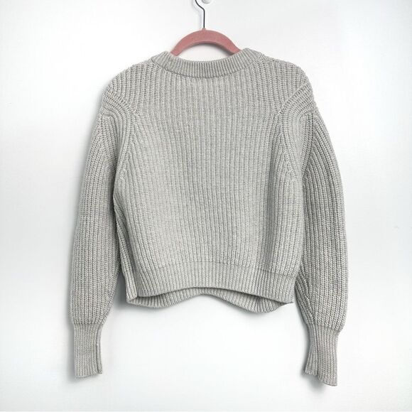 Aritzia Wilfred Serment Merino Wool Sweater in Grey Sz XXS - Picture 6 of 11